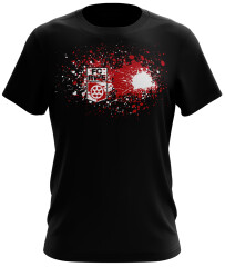 FC RWE-Shirt Splash (schwarz)