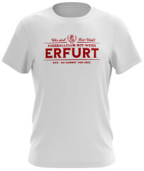 FC RWE-Shirt Wir sind Rot-Weiß (weiß)