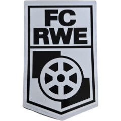 FC RWE-Aufkleber schwarz