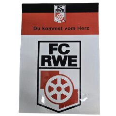 FC RWE-Aufkleber "Du kommst vom Herz"