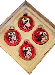 FC RWE-Weihnachtsbaumkugeln 4er Set