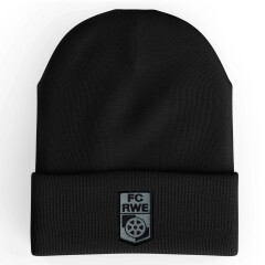 FC RWE-Beanie Logo grau (schwarz)