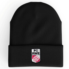 FC RWE-Beanie Logo (schwarz)